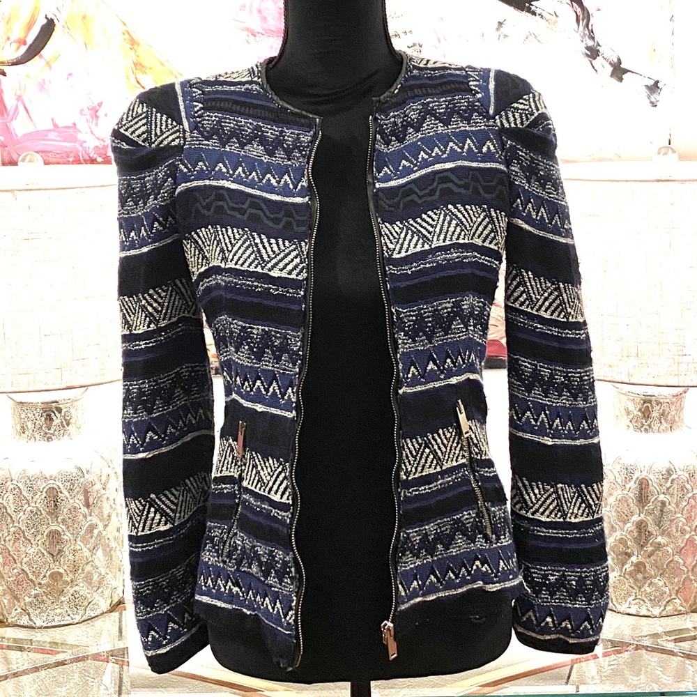 Zara knit jacket - gossip girl inspired